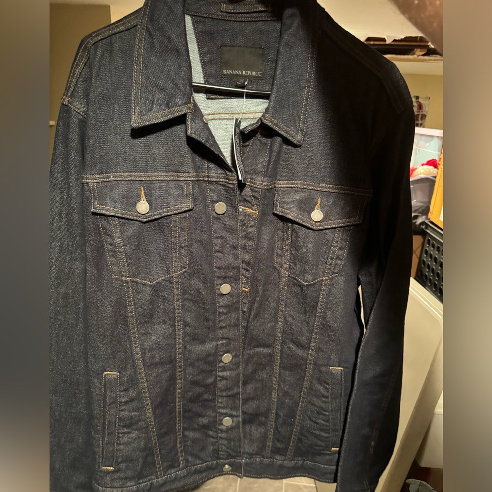 Banana Republic Dark Indigo Denim Jacket